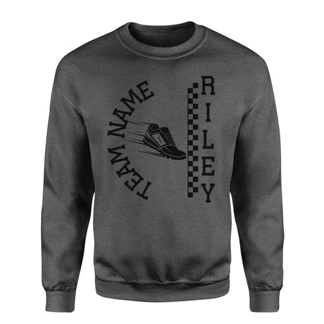 Personalized Pole Vault on a Sweatshirt With Team and Pole Vaulter Name on a Sweatshirt