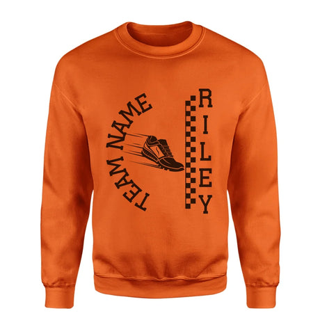 Personalized Pole Vault on a Sweatshirt With Team and Pole Vaulter Name on a Sweatshirt