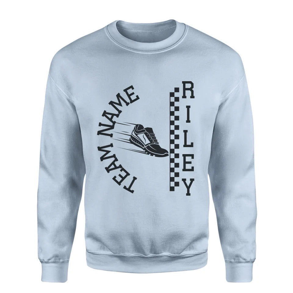 Personalized Pole Vault on a Sweatshirt With Team and Pole Vaulter Name on a Sweatshirt