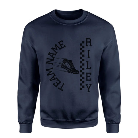 Personalized Pole Vault on a Sweatshirt With Team and Pole Vaulter Name on a Sweatshirt