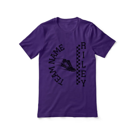 Personalized Hurdles Shirt With Team and Hurdler Name on a Unisex T-Shirt