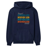 Personalized Hurdles Hurdles Hurdles on a Hoodie With Mascot and Hurdler Name on a Hoodie