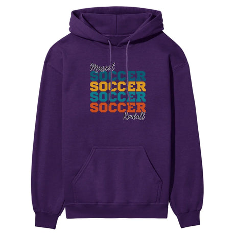 Personalized Soccer Soccer Soccer on a Hoodie With Mascot and Soccer Player Name on a Hoodie