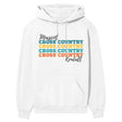 Personalized Cross Country Cross Country Cross Country on a Hoodie With Mascot and Cross Country Runner Name on a Hoodie