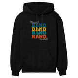 Personalized Band Band Band on a Hoodie With Mascot and Musician Name on a Hoodie