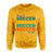 Personalized Soccer Soccer Soccer on a Sweatshirt With Mascot and Soccer Player Name on a Sweatshirt