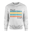 Personalized Basketball Basketball Basketball on a Sweatshirt With Mascot and Basketball Player Name on a Sweatshirt