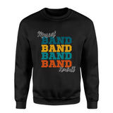 Personalized Band Band Band on a Sweatshirt With Mascot and Musician Name on a Sweatshirt