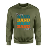 Personalized Band Band Band on a Sweatshirt With Mascot and Musician Name on a Sweatshirt