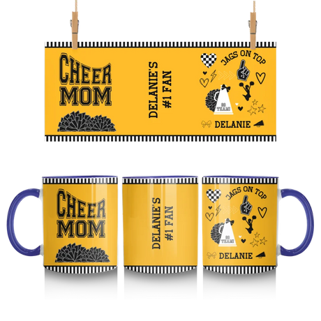 Personalized Cheer Mom Mug