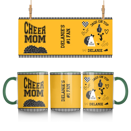 Personalized Cheer Mom Mug