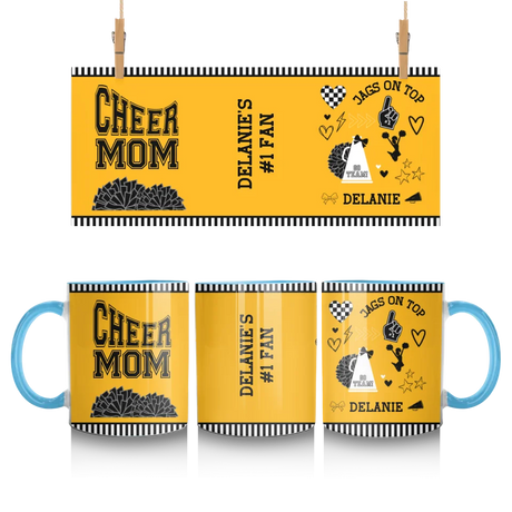 Personalized Cheer Mom Mug