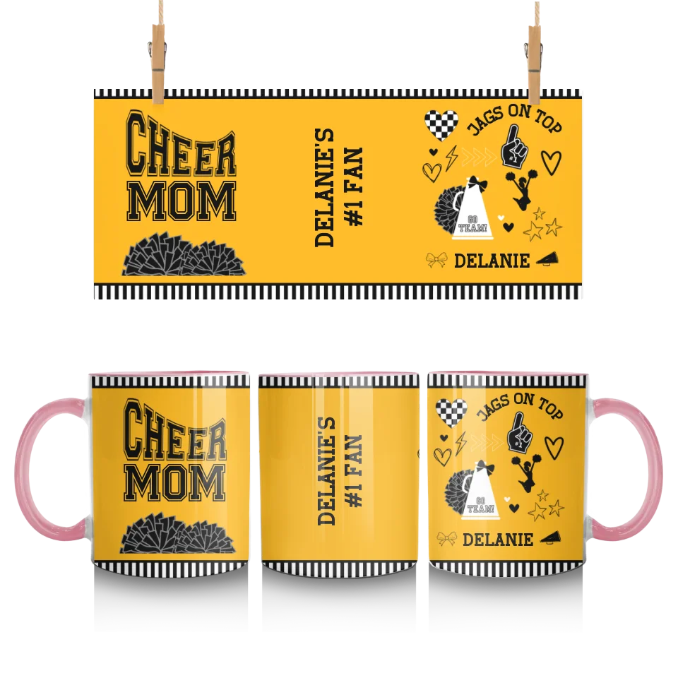 Personalized Cheer Mom Mug