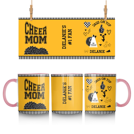 Personalized Cheer Mom Mug