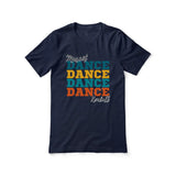 Personalized Dance Dance Dance Shirt With Mascot and Dancer Name on a Unisex T-Shirt