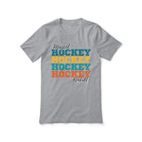 Personalized Hockey Hockey Hockey Shirt With Mascot and Hockey Player Name on a Unisex T-Shirt