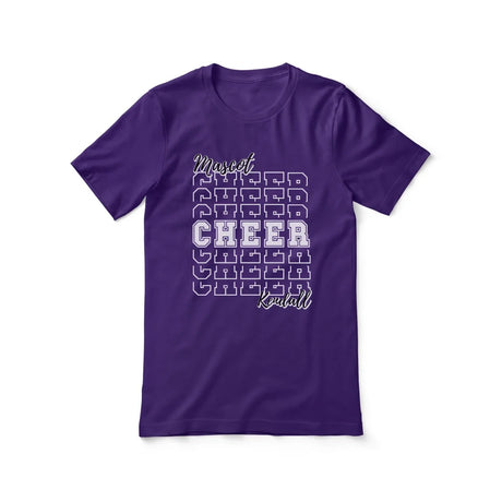 Custom Cheer Shirt With Mascot and Cheerleader Name on a Unisex T-Shirt