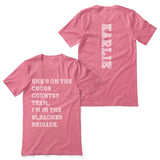 They're a Cross Country Runner And I'm In The Bleacher Brigade with Cross Country Runner Name on a Unisex T-Shirt