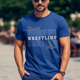 Custom Wrestling Shirt With Mascot and Wrestler Name on a Unisex T-Shirt