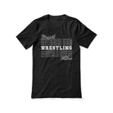 Custom Wrestling Shirt With Mascot and Wrestler Name on a Unisex T-Shirt