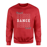 Custom Dance on a Sweatshirt With Mascot and Dancer Name on a Sweatshirt