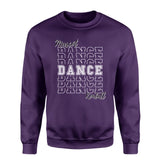 Custom Dance on a Sweatshirt With Mascot and Dancer Name on a Sweatshirt