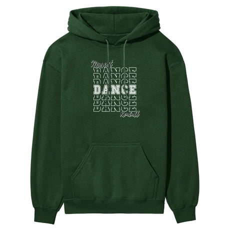 Custom Dance on a Sweatshirt With Mascot and Dancer Name on a Hoodie