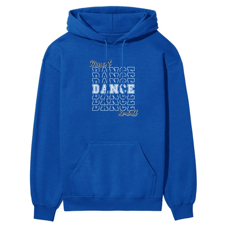 Custom Dance on a Sweatshirt With Mascot and Dancer Name on a Hoodie