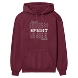 Custom Sprint on a Sweatshirt With Mascot and Sprinter Name on a Hoodie