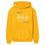 Custom Hurdles on a Sweatshirt With Mascot and Hurdler Name on a Hoodie