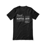 Custom Martial Arts Shirt With Mascot and Martial Artist Name on a Unisex T-Shirt