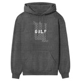 Custom Golf on a Sweatshirt With Mascot and Golfer Name on a Hoodie