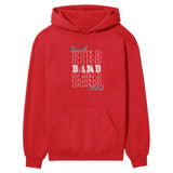 Custom Band on a Sweatshirt With Mascot and Musician Name on a Hoodie