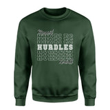 Custom Hurdles on a Sweatshirt With Mascot and Hurdler Name on a Sweatshirt