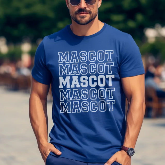 Custom Shirt With Mascot Name on a Unisex T-Shirt