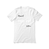 Custom Shot put Shirt With Mascot and Shot putter Name on a Unisex T-Shirt