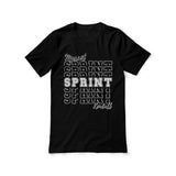 Custom Sprint Shirt With Mascot and Sprinter Name on a Unisex T-Shirt