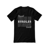 Custom Hurdles Shirt With Mascot and Hurdler Name on a Unisex T-Shirt