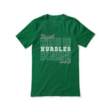 Custom Hurdles Shirt With Mascot and Hurdler Name on a Unisex T-Shirt