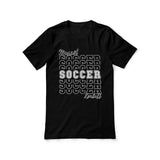 Custom Soccer Shirt With Mascot and Soccer Player Name on a Unisex T-Shirt