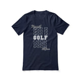 Custom Golf Shirt With Mascot and Golfer Name on a Unisex T-Shirt