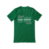 Custom Cross Country Shirt With Mascot and Cross Country Runner Name on a Unisex T-Shirt