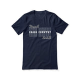 Custom Cross Country Shirt With Mascot and Cross Country Runner Name on a Unisex T-Shirt