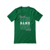 Custom Band Shirt With Mascot and Musician Name on a Unisex T-Shirt