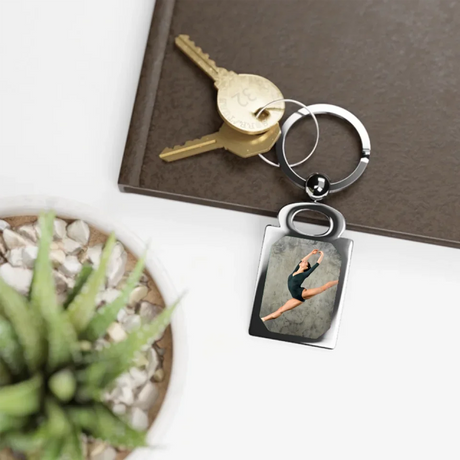 Custom Dancer Photo Key Ring