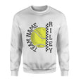 Personalized Tennis on a Sweatshirt With Team and Tennis Player Name on a Sweatshirt