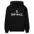 Basic Softball with Softball Player Icon on a Hoodie with a White Graphic