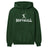 Basic Softball with Softball Player Icon on a Hoodie with a White Graphic