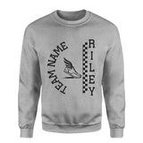 Personalized Cross Country on a Sweatshirt With Team and Cross Country Runner Name on a Sweatshirt