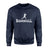 Basic Baseball with Baseball Player Icon on a Sweatshirt with a White Graphic